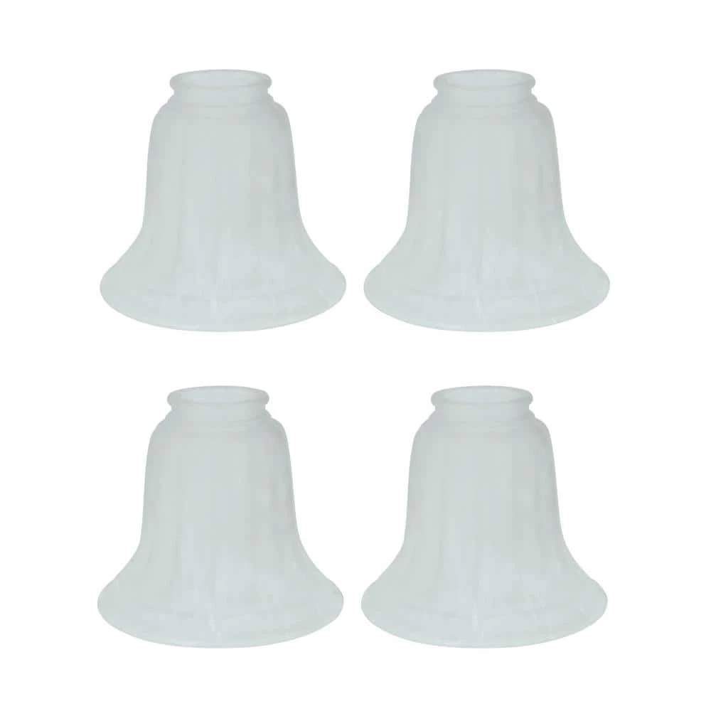 4-3/4 in. Faux Alabaster Bell Shaped Ceiling Fan Replacement Glass Shade (4-Pack) by ASPEN Creative CORPORATION:Aspen Creative Corporation