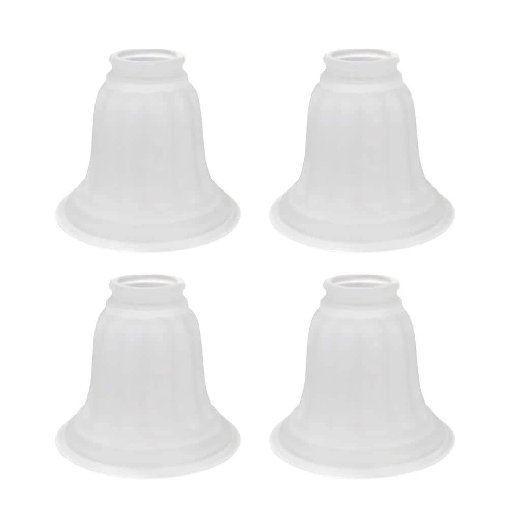 4-1/2 in. Frosted Bell Shaped Ceiling Fan Replacement Glass Shade (4-Pack) by ASPEN Creative CORPORATION:Aspen Creative Corporation