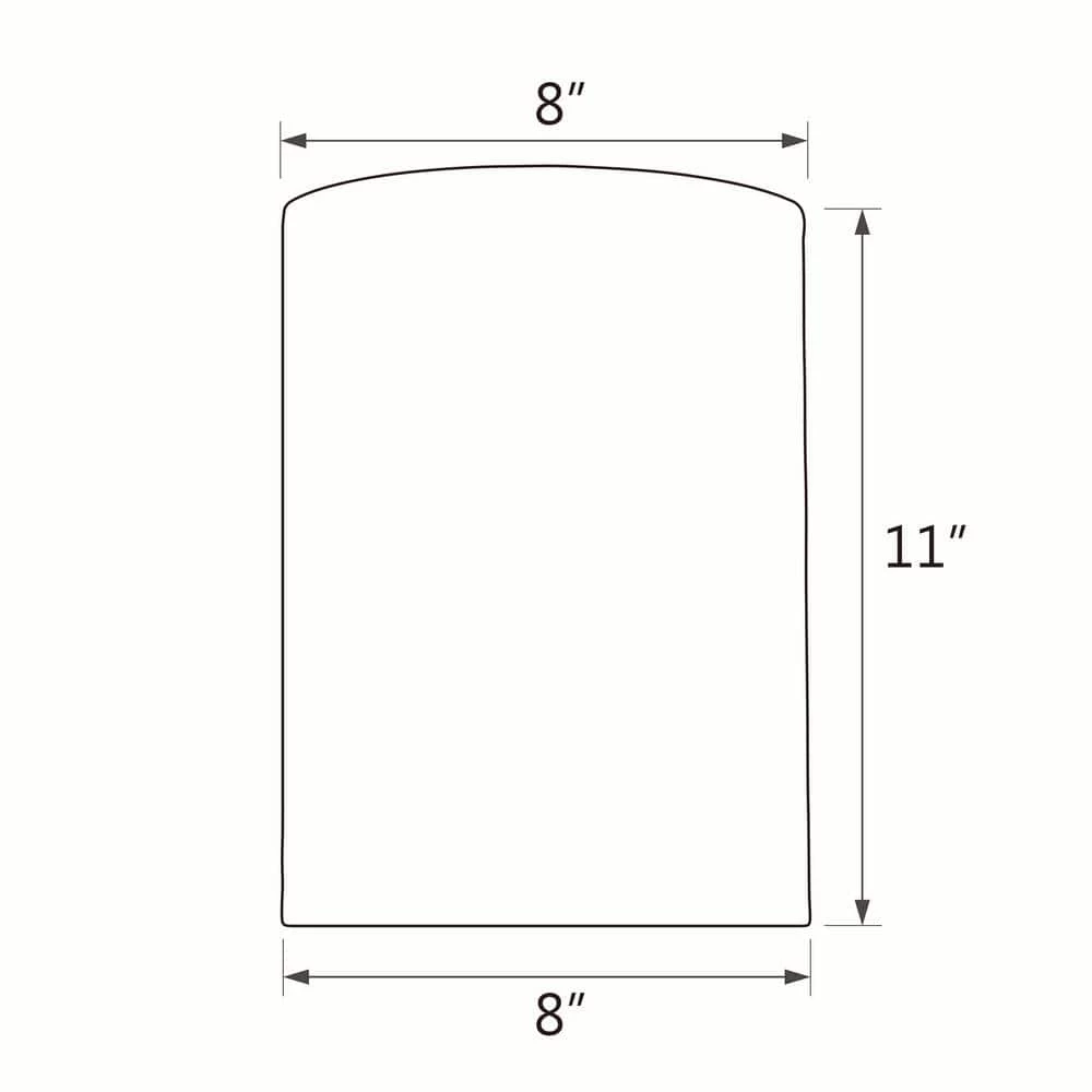 8 in. x 11 in. Beige Drum/Cylinder Lamp Shade by ASPEN Creative CORPORATION:Aspen Creative Corporation - Image 5