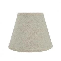 9 in. x 7 in. Beige Hardback Empire Lamp Shade by ASPEN Creative CORPORATION:Aspen Creative Corporation