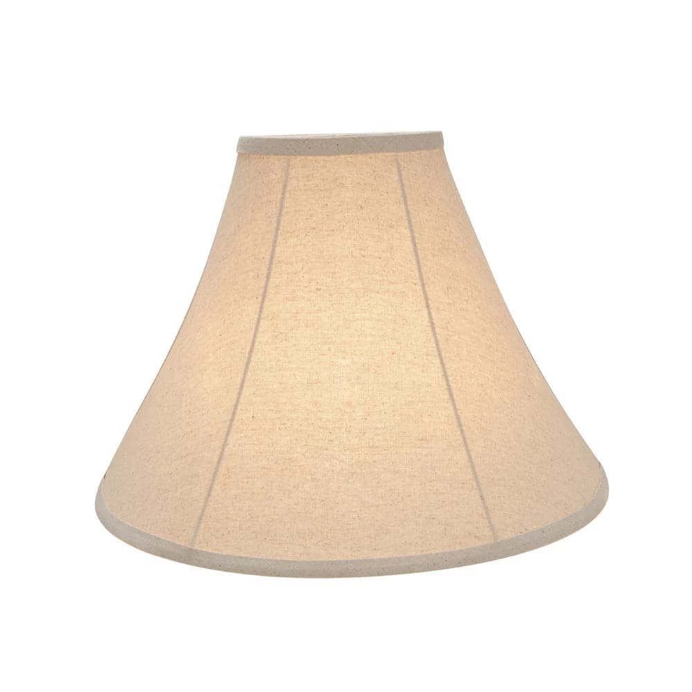 16 in. x 12 in. Beige Bell Collaspsible Lamp Shade by ASPEN Creative CORPORATION:Aspen Creative Corporation - Image 4