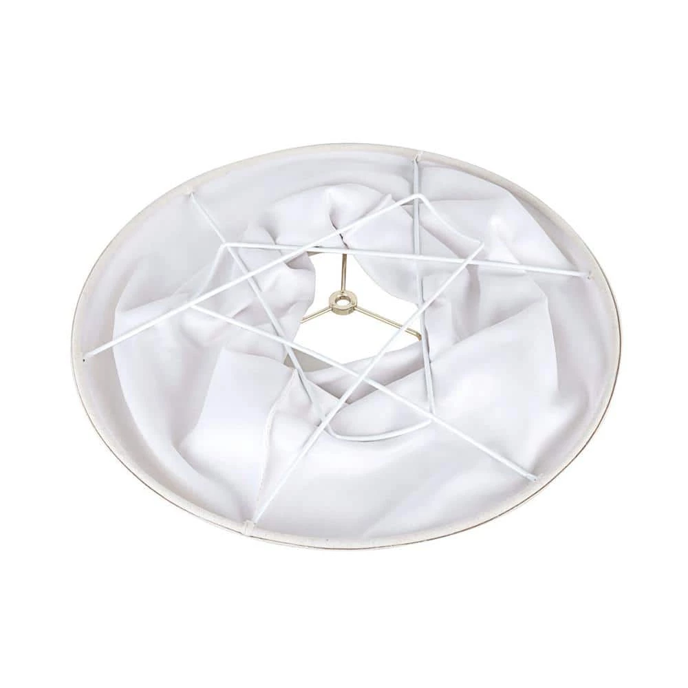 16 in. x 12 in. Beige Bell Collaspsible Lamp Shade by ASPEN Creative CORPORATION:Aspen Creative Corporation - Image 3