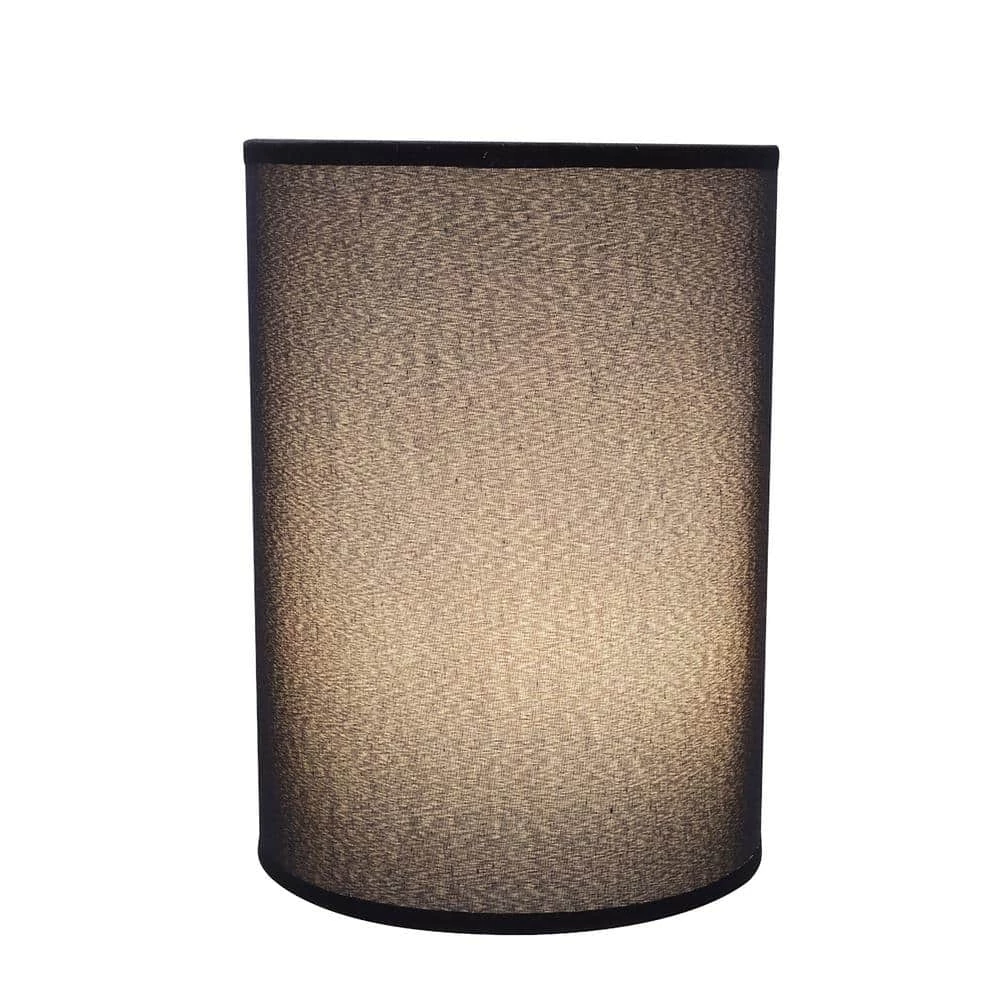 8 in. x 11 in. Black Hardback Drum/Cylinder Lamp Shade by ASPEN Creative CORPORATION:Aspen Creative Corporation - Image 3