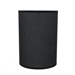 8 in. x 11 in. Black Hardback Drum/Cylinder Lamp Shade by ASPEN Creative CORPORATION:Aspen Creative Corporation
