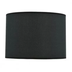14 in. x 10 in. Black Hardback Drum/Cylinder Lamp Shade by ASPEN Creative CORPORATION:Aspen Creative Corporation