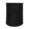 14 in. x 15 in. Black and Vertical Piping Drum/Cylinder Lamp Shade by ASPEN Creative CORPORATION:Aspen Creative Corporation
