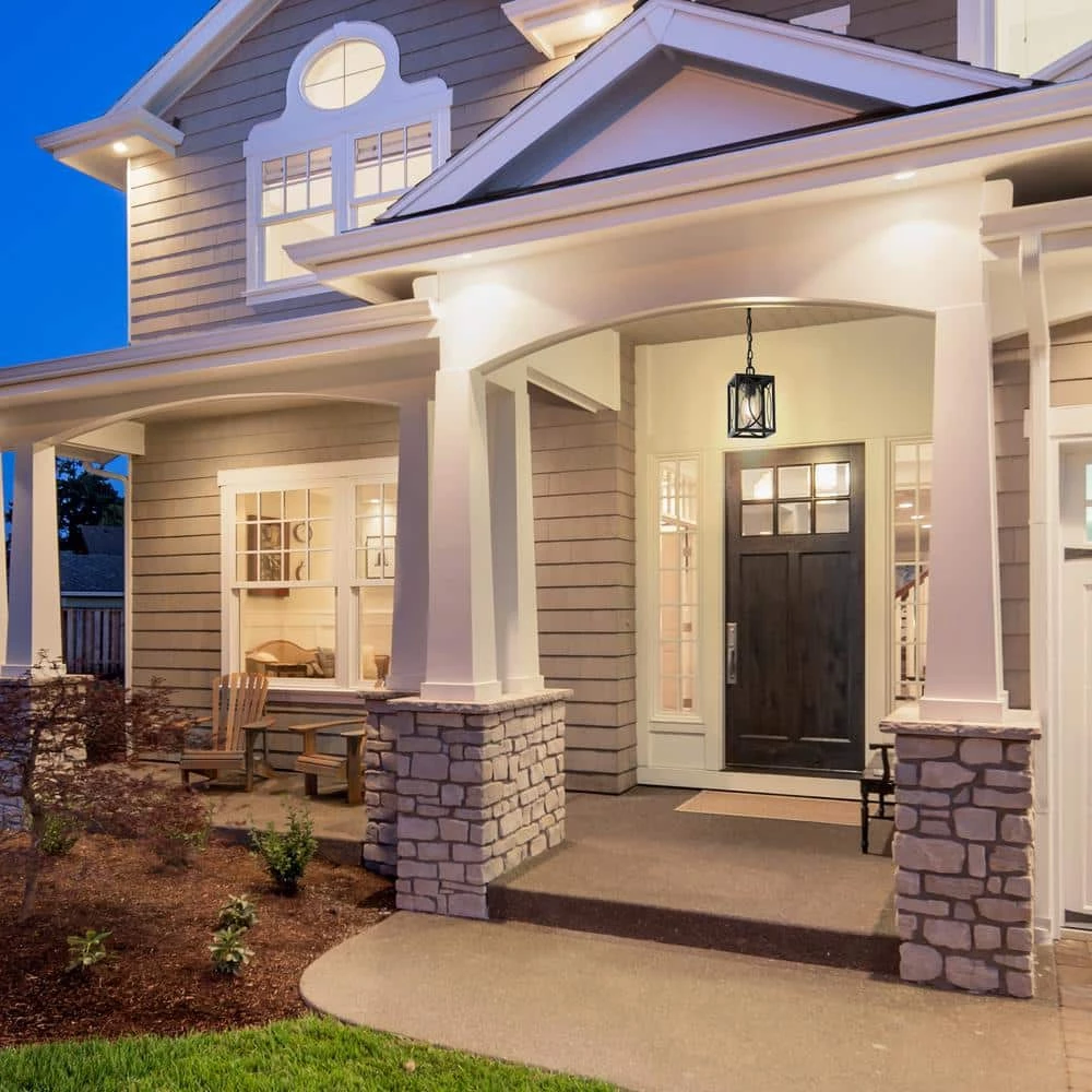 Modern Farmhouse Cage Outdoor Hanging Light 1-Light Black Lantern Outdoor Pendant Light with Clear Glass Shade by Uolfin - Image 3