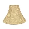 16 in. x 12 in. Brown and Floral Pattern Bell Lamp Shade by ASPEN Creative CORPORATION:Aspen Creative Corporation
