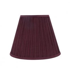 13 in. x 10 in. Burgundy Pleated Empire Lamp Shade by ASPEN Creative CORPORATION:Aspen Creative Corporation