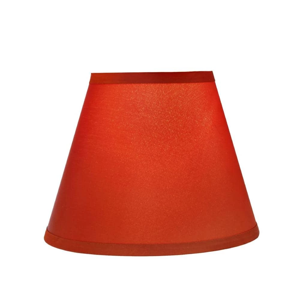 12 in. x 9 in. Burnt Orange Hardback Empire Lamp Shade by ASPEN Creative CORPORATION:Aspen Creative Corporation - Image 3