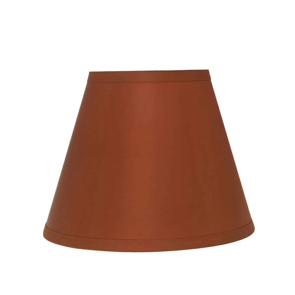 12 in. x 9 in. Burnt Orange Hardback Empire Lamp Shade by ASPEN Creative CORPORATION:Aspen Creative Corporation