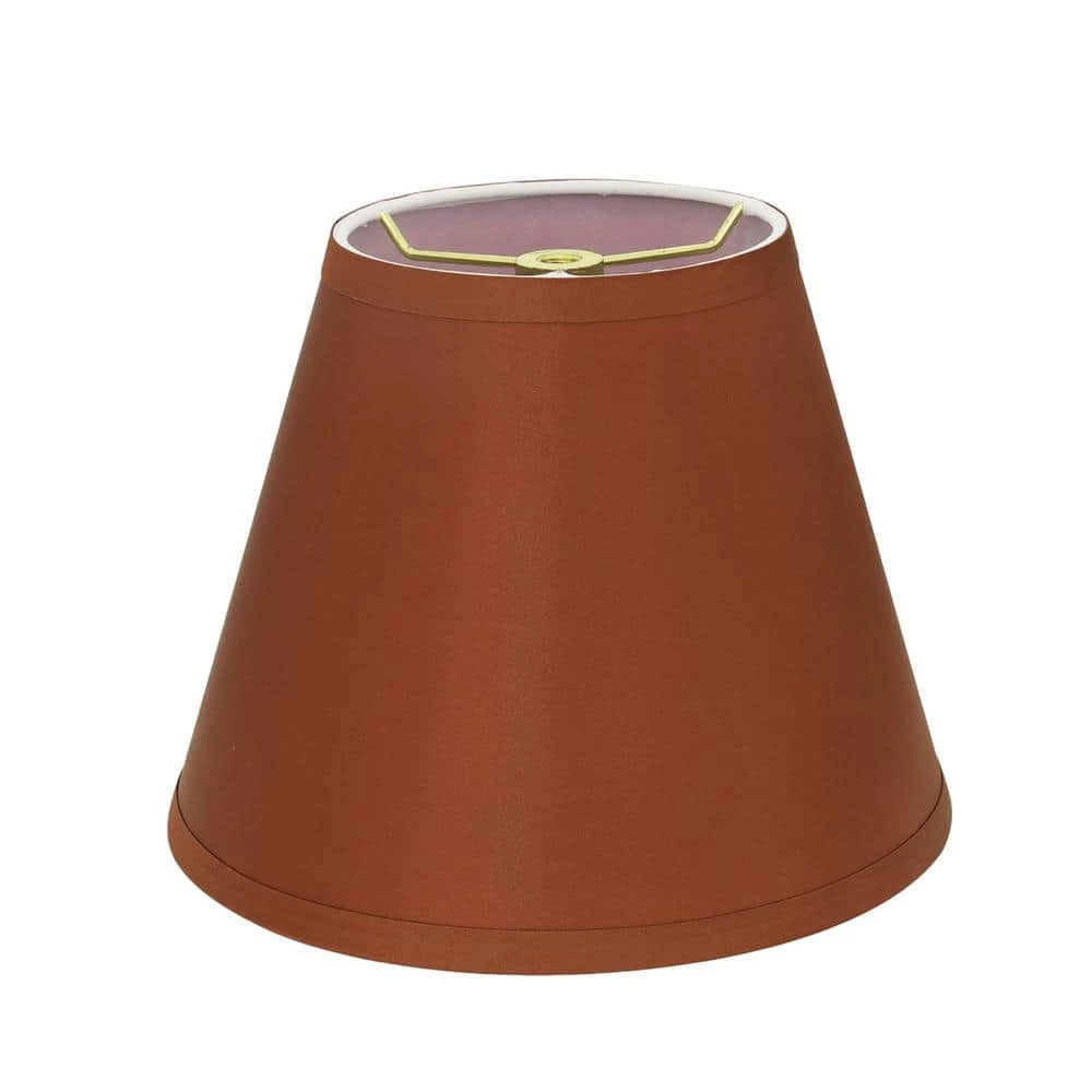 12 in. x 9 in. Burnt Orange Hardback Empire Lamp Shade by ASPEN Creative CORPORATION:Aspen Creative Corporation - Image 2