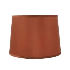 14 in. x 10 in. Burnt Orange Hardback Empire Lamp Shade by ASPEN Creative CORPORATION:Aspen Creative Corporation