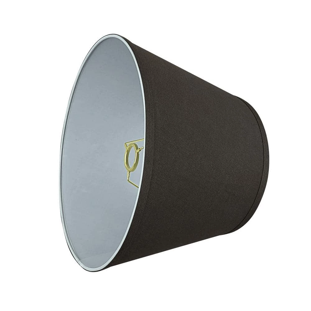 13 in. x 9 in. Dark Brown Hardback Empire Lamp Shade by ASPEN Creative CORPORATION:Aspen Creative Corporation - Image 4
