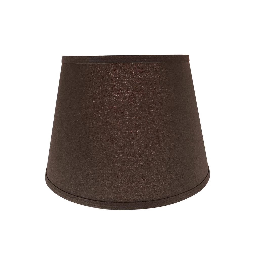 13 in. x 9 in. Dark Brown Hardback Empire Lamp Shade by ASPEN Creative CORPORATION:Aspen Creative Corporation - Image 3