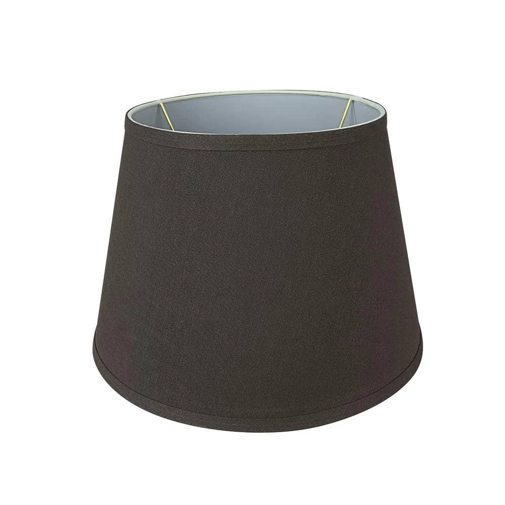 13 in. x 9 in. Dark Brown Hardback Empire Lamp Shade by ASPEN Creative CORPORATION:Aspen Creative Corporation - Image 2