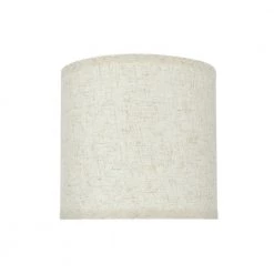 8 in. x 8 in. Flaxen Hardback Drum/Cylinder Lamp Shade by ASPEN Creative CORPORATION:Aspen Creative Corporation