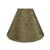 13 in. x 9.5 in. Goldish Brown with Floral Design Hardback Empire Lamp Shade by ASPEN Creative CORPORATION:Aspen Creative Corporation