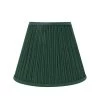 13 in. x 10 in. Green Pleated Empire Lamp Shade by ASPEN Creative CORPORATION:Aspen Creative Corporation
