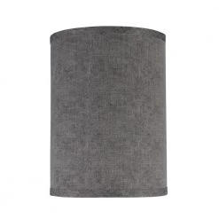 8 in. x 11 in. Grey Hardback Drum/Cylinder Lamp Shade by ASPEN Creative CORPORATION:Aspen Creative Corporation