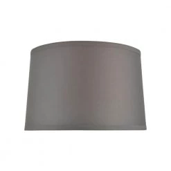 14 in. x 9 in. Grey Hardback Empire Lamp Shade by ASPEN Creative CORPORATION:Aspen Creative Corporation