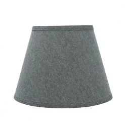 10 in. x 7.5 in. Grey Hardback Empire Lamp Shade by ASPEN Creative CORPORATION:Aspen Creative Corporation