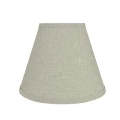 10 in. x 8 in. Grey Hardback Empire Lamp Shade by ASPEN Creative CORPORATION:Aspen Creative Corporation