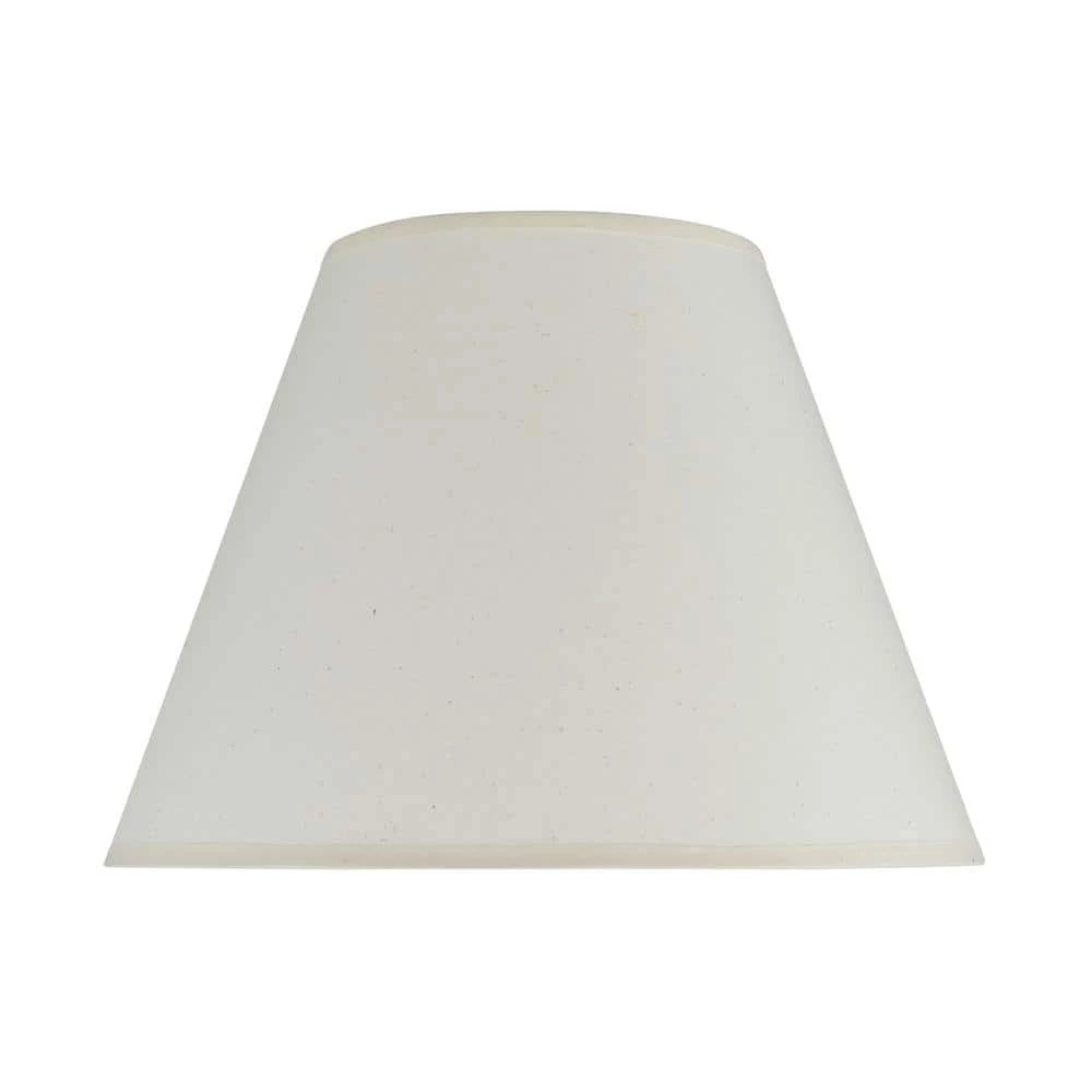 12 in. x 9 in. Ivory Hardback Empire Lamp Shade by ASPEN Creative CORPORATION:Aspen Creative Corporation