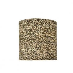 8 in. x 8 in. Leopard Hardback Drum/Cylinder Lamp Shade by ASPEN Creative CORPORATION:Aspen Creative Corporation
