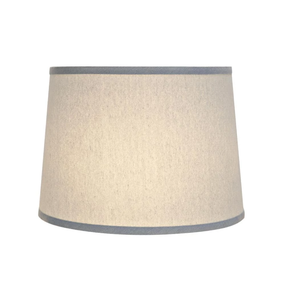 14 in. x 10 in. Light Blue Hardback Empire Lamp Shade by ASPEN Creative CORPORATION:Aspen Creative Corporation - Image 3