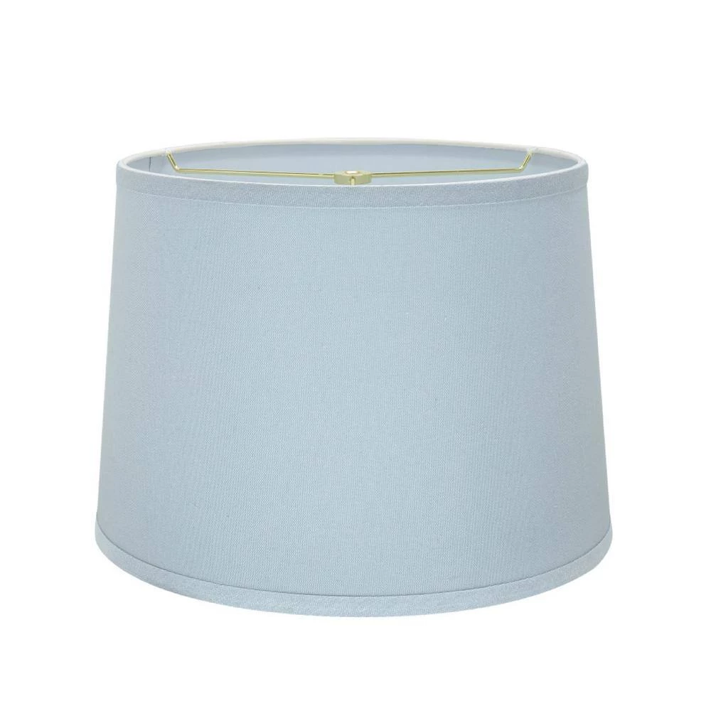 14 in. x 10 in. Light Blue Hardback Empire Lamp Shade by ASPEN Creative CORPORATION:Aspen Creative Corporation - Image 2