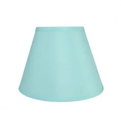 9 in. x 7 in. Light Blue Hardback Empire Lamp Shade by ASPEN Creative CORPORATION:Aspen Creative Corporation