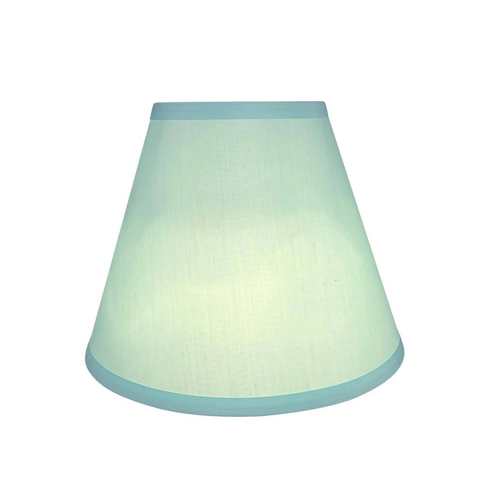 10 in. x 8 in. Light Blue Hardback Empire Lamp Shade by ASPEN Creative CORPORATION:Aspen Creative Corporation - Image 3