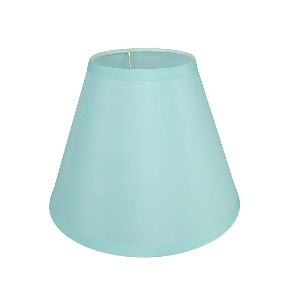 10 in. x 8 in. Light Blue Hardback Empire Lamp Shade by ASPEN Creative CORPORATION:Aspen Creative Corporation - Image 2