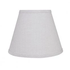 9 in. x 7 in. Light Grey Hardback Empire Lamp Shade by ASPEN Creative CORPORATION:Aspen Creative Corporation