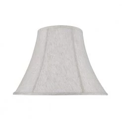 18 in. x 13 in. Linen White Bell Lamp Shade by ASPEN Creative CORPORATION:Aspen Creative Corporation