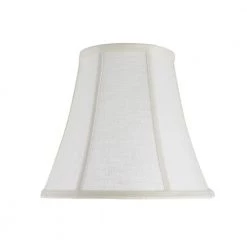 11 in. x 9.75 in. Off White Bell Lamp Shade by ASPEN Creative CORPORATION:Aspen Creative Corporation