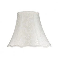 14 in. x 11.5 in. Off White Bell Lamp Shade by ASPEN Creative CORPORATION:Aspen Creative Corporation