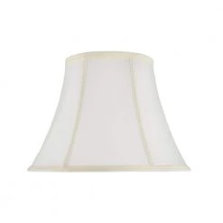 13 in. x 9.5 in. Off White Bell Lamp Shade by ASPEN Creative CORPORATION:Aspen Creative Corporation
