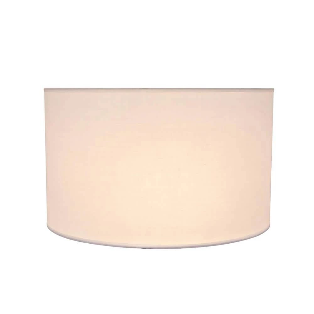 17 in. x 10 in. Off White Hardback Drum/Cylinder Lamp Shade by ASPEN Creative CORPORATION:Aspen Creative Corporation - Image 3