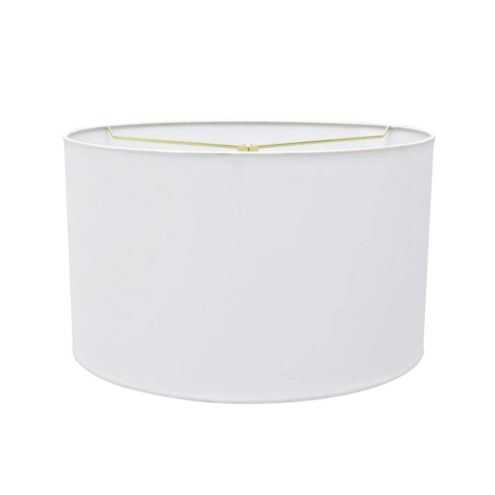 17 in. x 10 in. Off White Hardback Drum/Cylinder Lamp Shade by ASPEN Creative CORPORATION:Aspen Creative Corporation - Image 2
