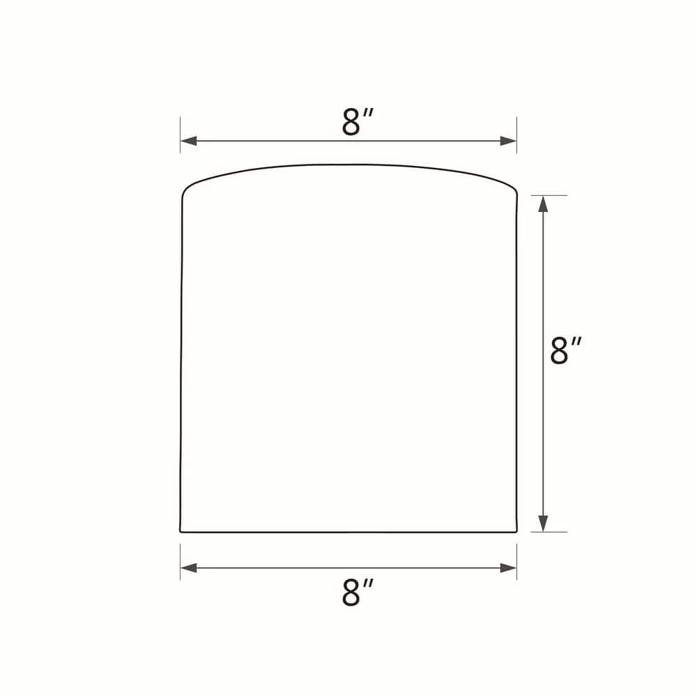 8 in. x 8 in. Off White Drum/Cylinder Lamp Shade by ASPEN Creative CORPORATION:Aspen Creative Corporation - Image 5