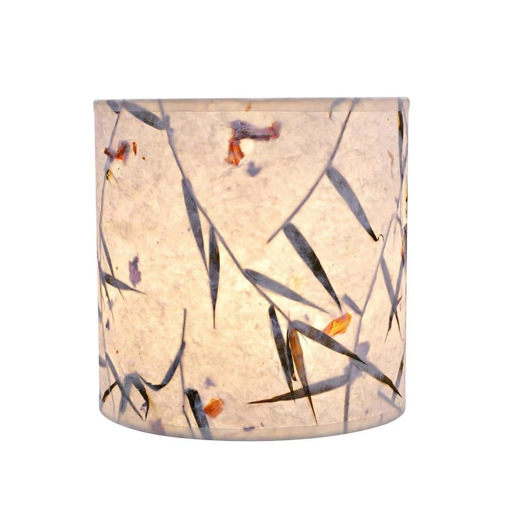 8 in. x 8 in. Off White Drum/Cylinder Lamp Shade by ASPEN Creative CORPORATION:Aspen Creative Corporation - Image 3