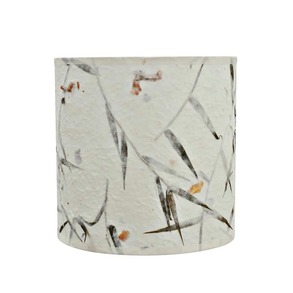 8 in. x 8 in. Off White Drum/Cylinder Lamp Shade by ASPEN Creative CORPORATION:Aspen Creative Corporation