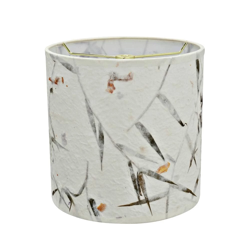8 in. x 8 in. Off White Drum/Cylinder Lamp Shade by ASPEN Creative CORPORATION:Aspen Creative Corporation - Image 2
