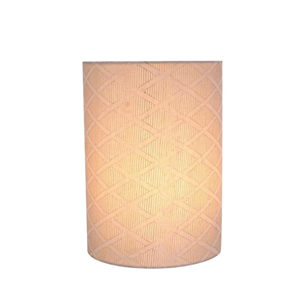 8 in. x 11 in. Off White Drum/Cylinder Lamp Shade by ASPEN Creative CORPORATION:Aspen Creative Corporation - Image 3