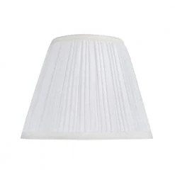 9 in. x 7 in. Off White Hardback Pleated Empire Lamp Shade by ASPEN Creative CORPORATION:Aspen Creative Corporation