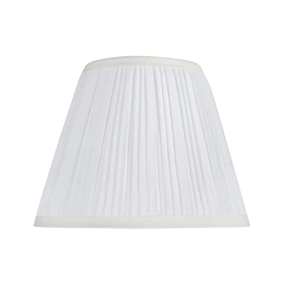 9 in. x 7 in. Off White Hardback Pleated Empire Lamp Shade by ASPEN Creative CORPORATION:Aspen Creative Corporation