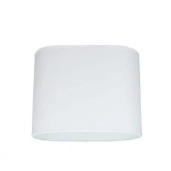 13.5 in. x 10.5 in. Off White Hardback Oval Lamp Shade by ASPEN Creative CORPORATION:Aspen Creative Corporation
