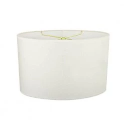 15.5 in. x 10 in. Off White Hardback Oval Lamp Shade by ASPEN Creative CORPORATION:Aspen Creative Corporation